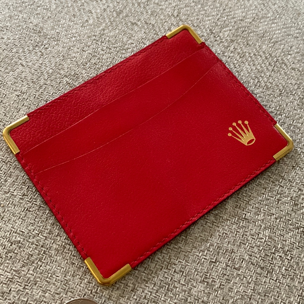 Rolex Leather Card Or Passport Holder